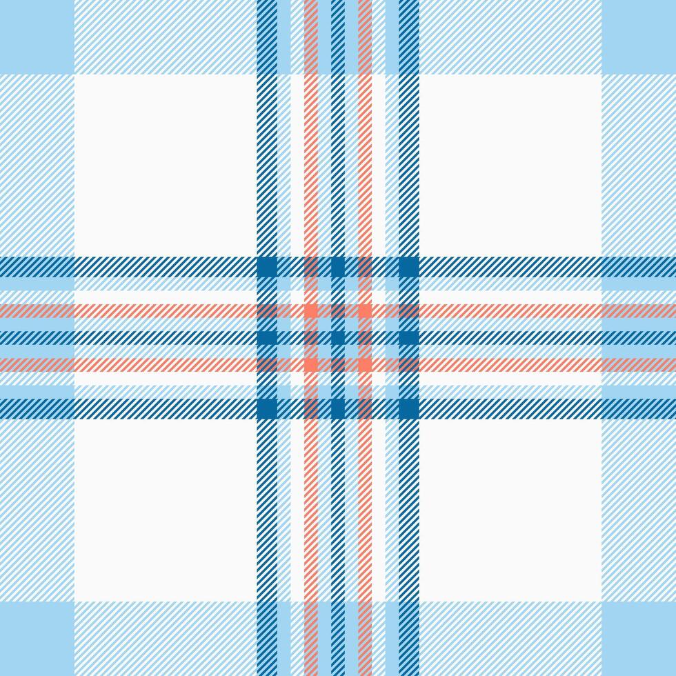 Texture plaid check of seamless fabric with a pattern tartan textile background. vector