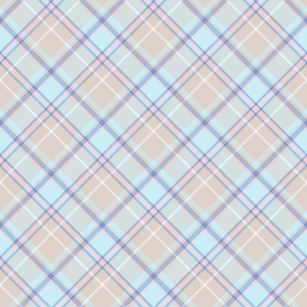 Plaid seamless pattern. background of textile ornament. Flat fabric design. vector