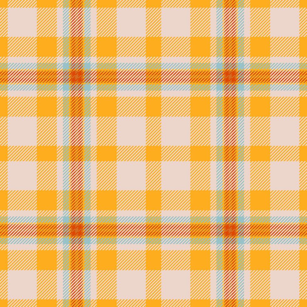Male background plaid textile, vintage pattern seamless tartan. Herringbone texture check fabric in light and amber colors. vector