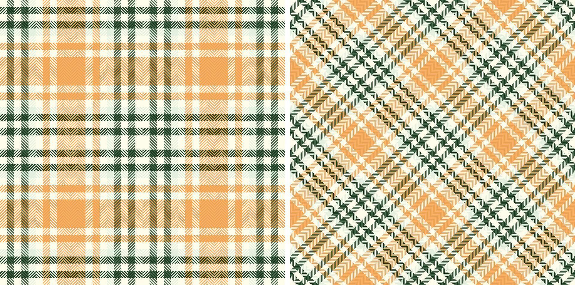 Background textile of pattern seamless fabric with a texture check tartan plaid. Set in favorite colors for symmetry tissue designs in fashion. vector