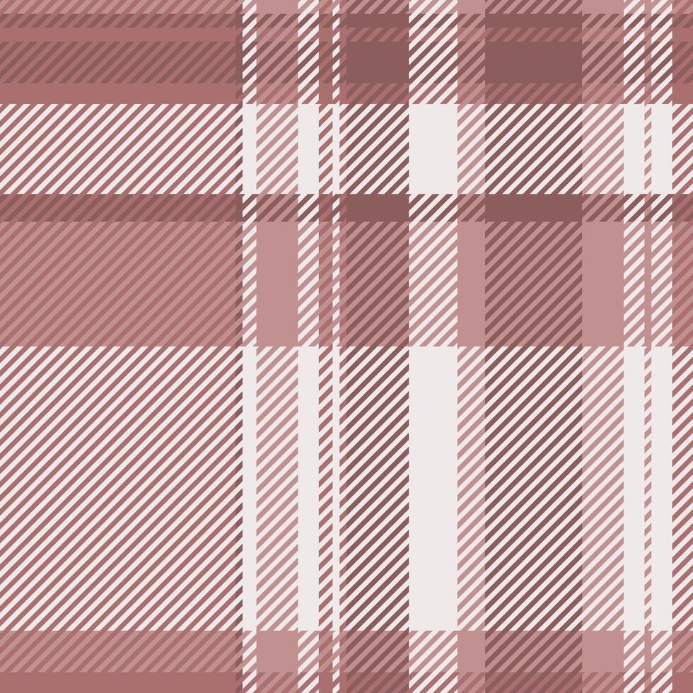 Funky tartan plaid texture, kid fabric background . Backdrop pattern textile check seamless in red and white colors. vector
