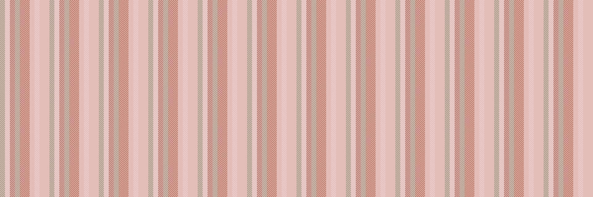 Finish vertical stripe, stage texture seamless background. Web fabric pattern textile lines in light and red colors. vector