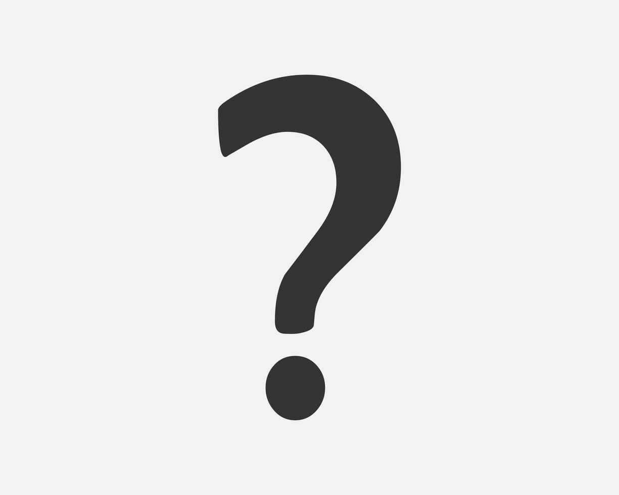 Large question mark. Searching for answer. illustration. vector