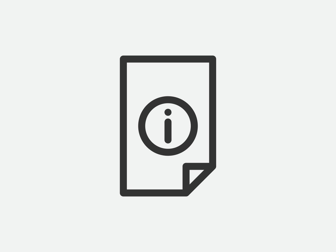 Guide icon , user manual. Service information document, instruction. vector