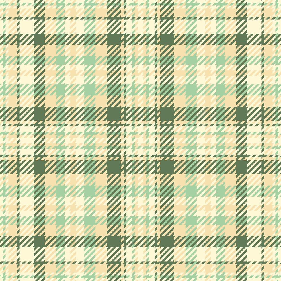 Stylish tartan plaid, decor fabric check textile. Latin background pattern texture seamless in light goldenrod yellow and wheat colors. vector