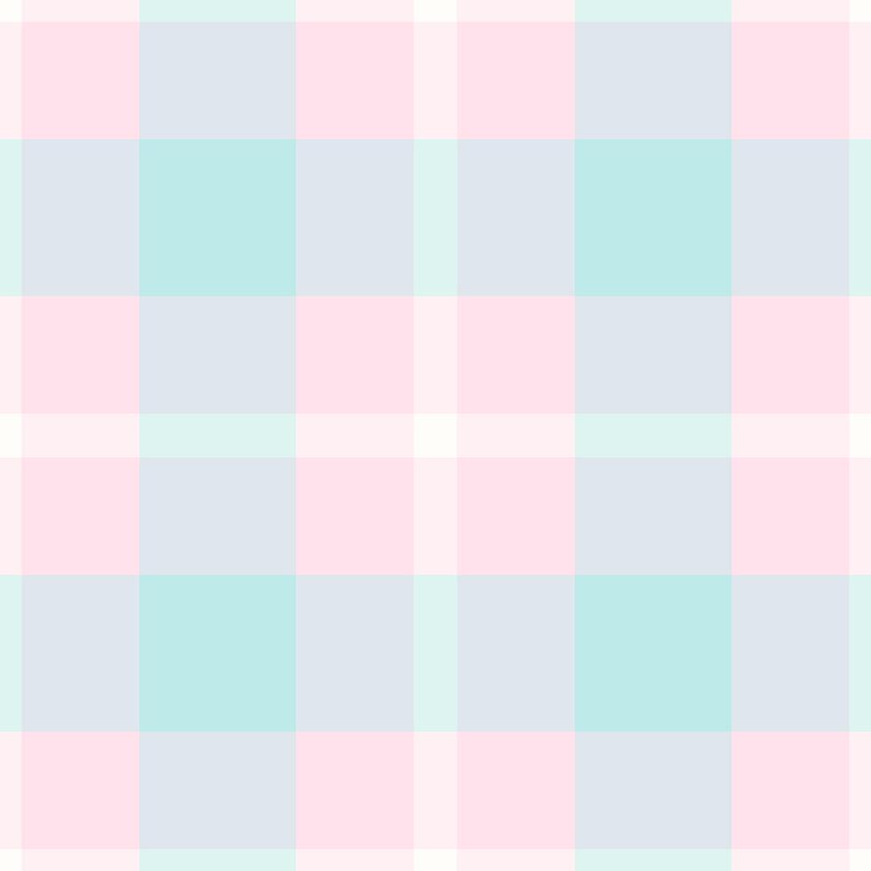 Equal background tartan textile, womens fashion pattern fabric texture. Many plaid check seamless in light and sterling silver colors. vector