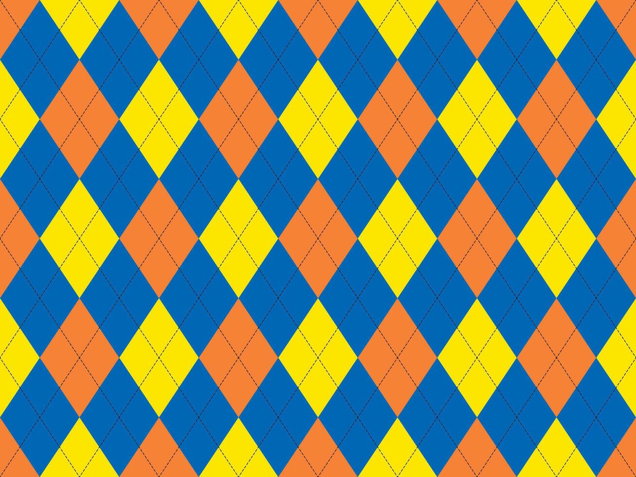 Argyle pattern seamless. Fabric texture background. Classic argill ornament vector