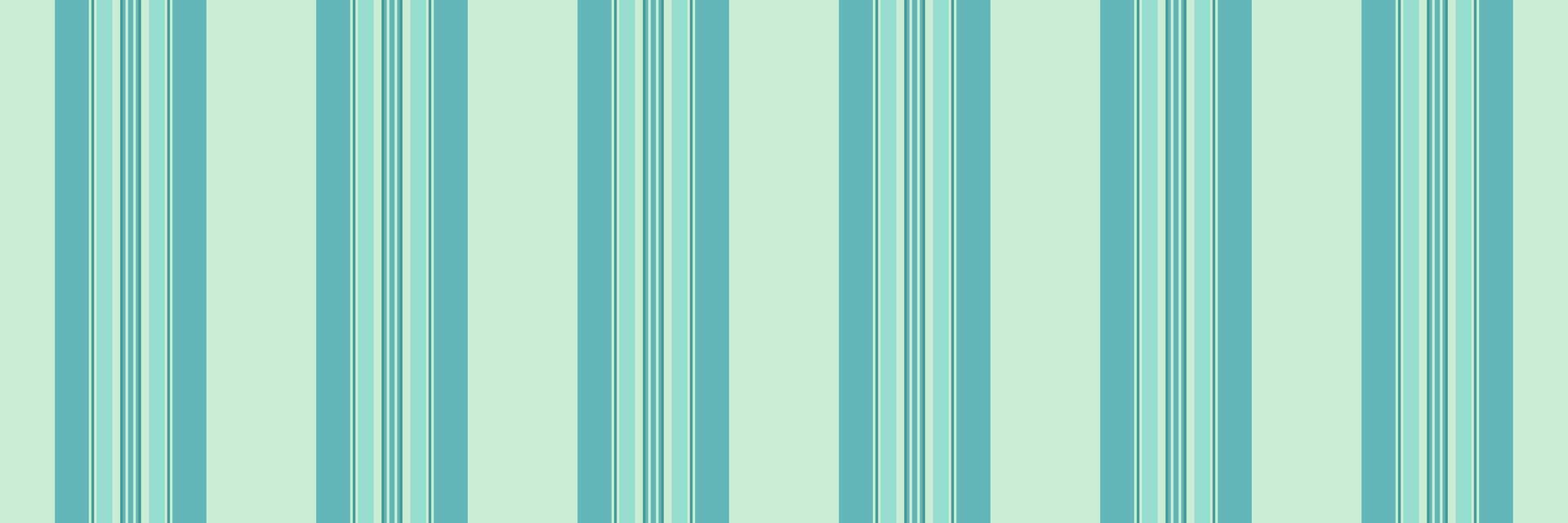 Cute fabric texture lines, french pattern stripe textile. Fontour seamless vertical background in light and teal colors. vector