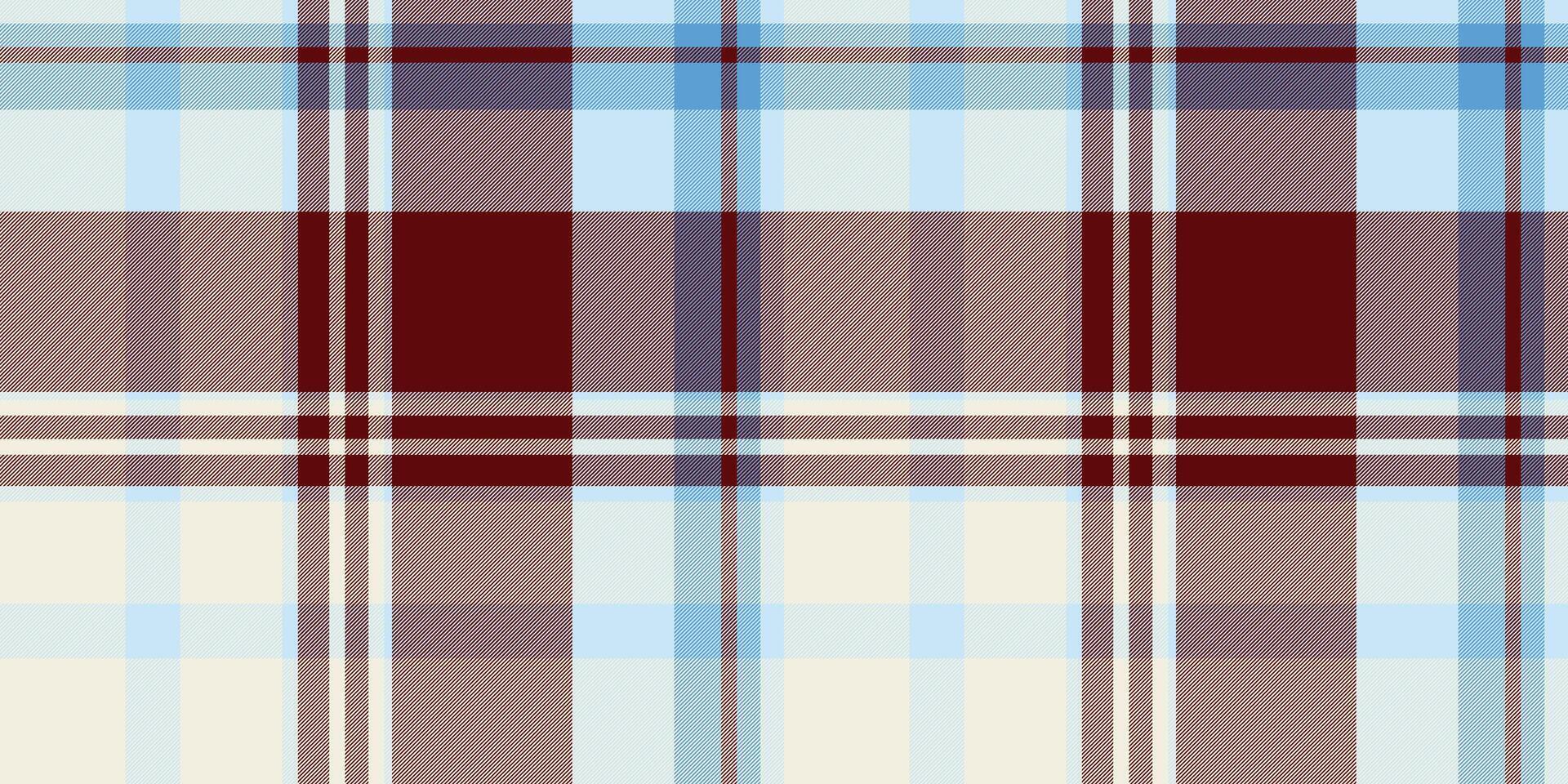 Pop texture tartan, kid plaid pattern background. Plain seamless textile check fabric in white and red colors. vector