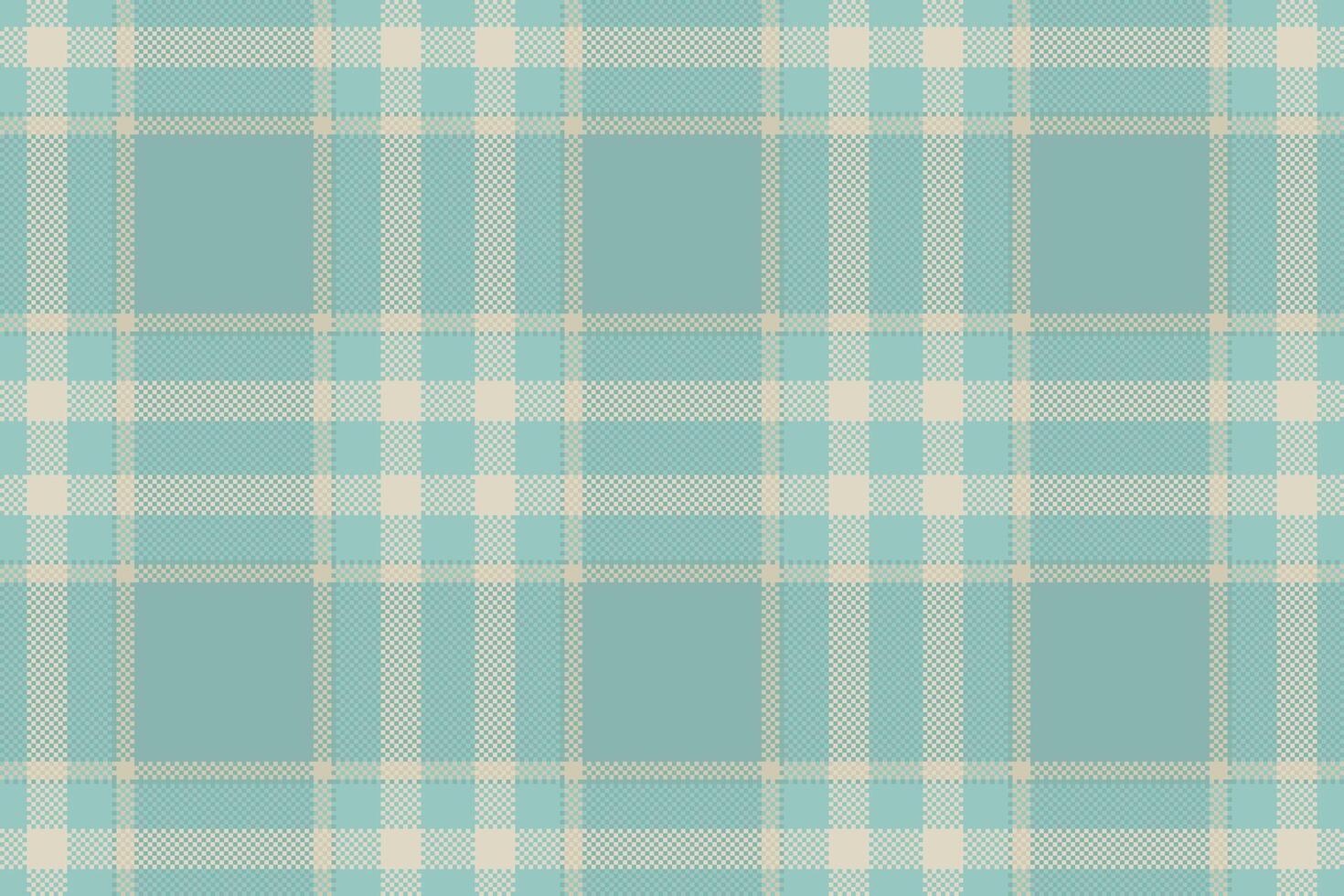 Curved seamless check pattern, marriage fabric tartan texture. Panel background textile plaid in pastel and light colors. vector
