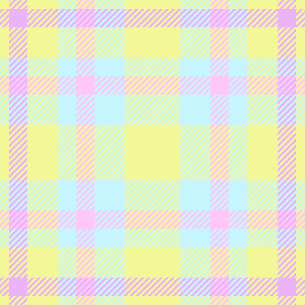 Throw tartan texture plaid, english check background. 1940s seamless pattern textile fabric in light and lime colors. vector
