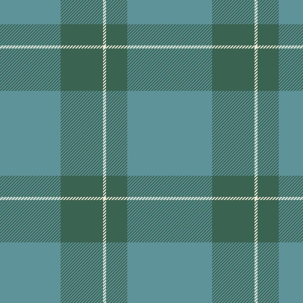 Collection textile check pattern, regular background seamless tartan. Tone fabric texture plaid in mint and cyan colors. vector