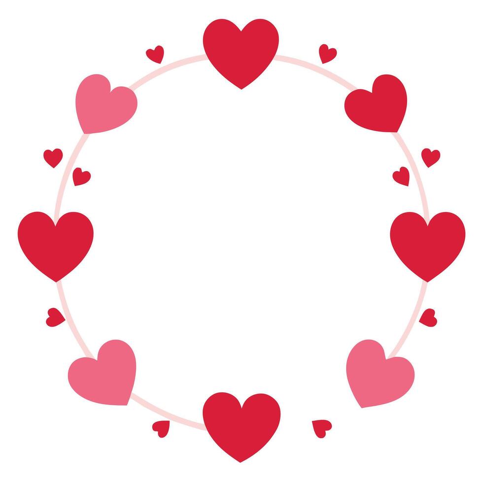 Valentine's day clipart - heart frame vector