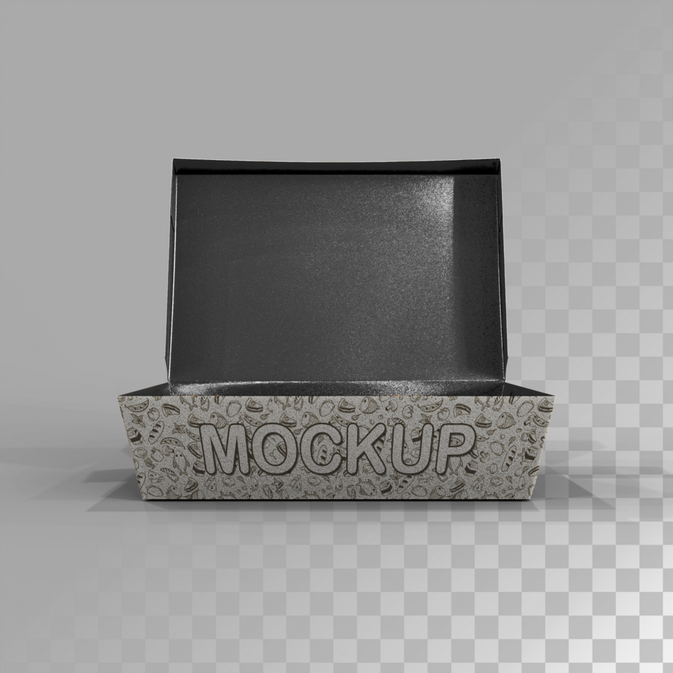 Fully Editable Lunchbox Mockup Template for Designers psd