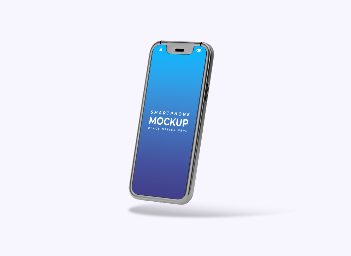 Editable screen smartphone mockup psd