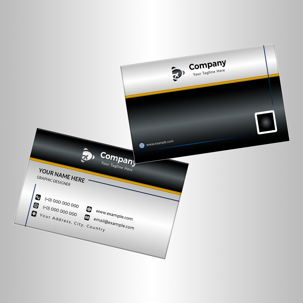 Modern Creative And Clean Business Card Design Template, Visiting Card. psd