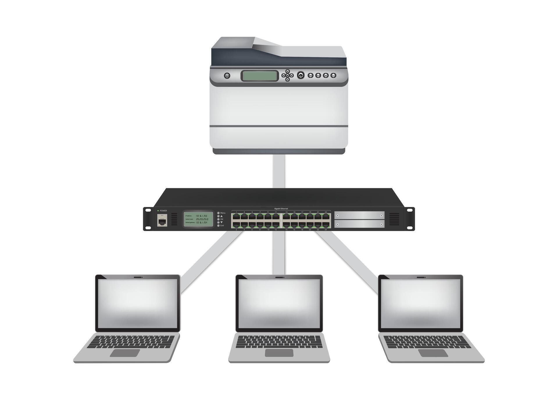 A network printer is a printer that can be connected to a network and