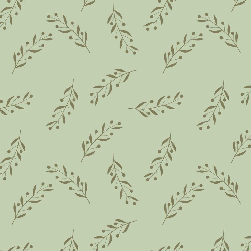 Olives pattern color vector