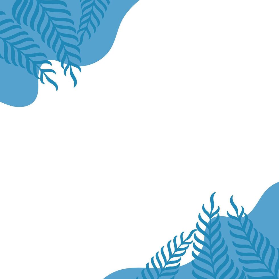 summer background pattern with leaves design template vector