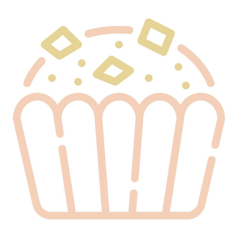 Muffin icon for web, app, infographic, etc vector