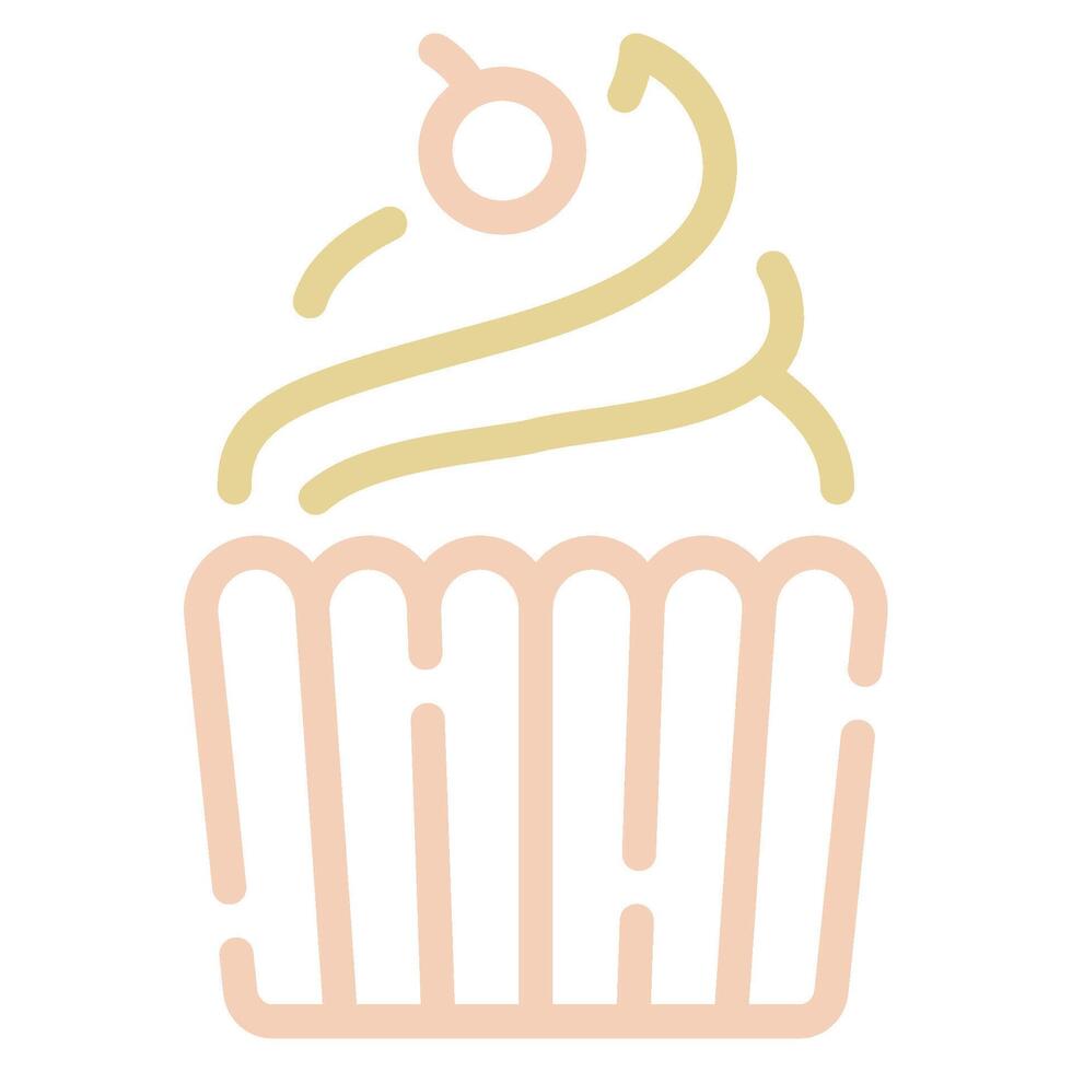 Cupcake icon for web, app, infographic, etc vector