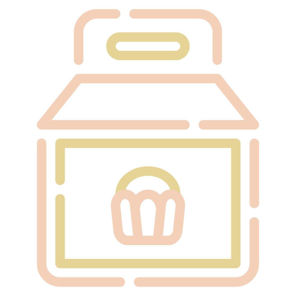Cake Box icon for web, app, infographic, etc vector
