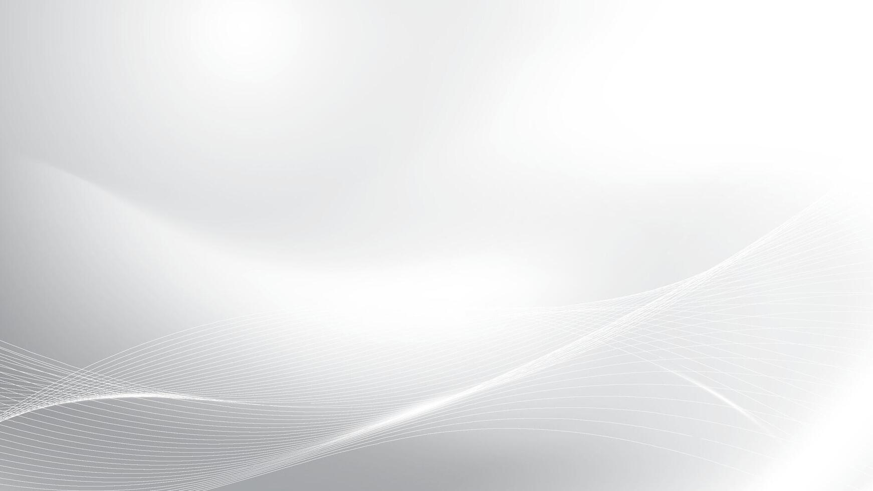 Abstract white and gray color, modern design stripes background with curve lines, wavy pattern. illustration. vector