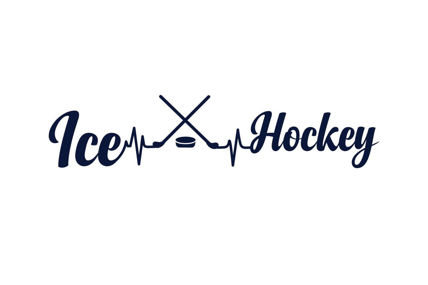 Dynamic Hockey Typography, Ice Cool Lettering, Hockey Glory, Hockey Vibes, Goal Driven Typography in Hockey Theme, Typography Slapshot, Design Excellence vector