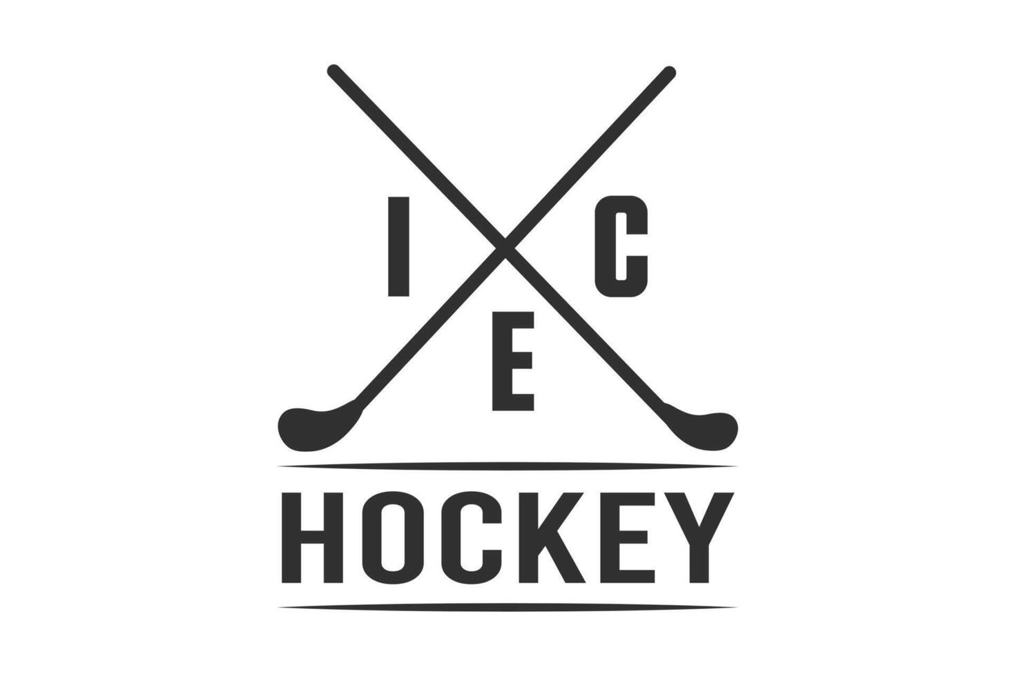 Dynamic Hockey Typography, Ice Cool Lettering, Hockey Glory, Hockey Vibes, Goal Driven Typography in Hockey Theme, Typography Slapshot, Design Excellence vector