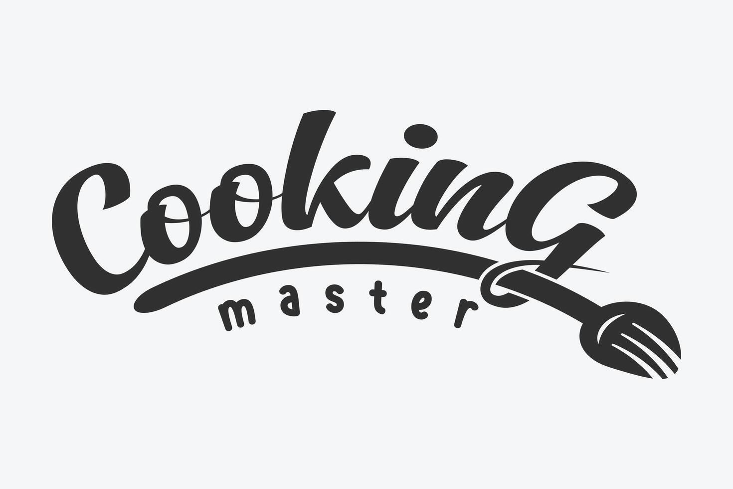 Cooking Typography Design, Typography Designs for Food Enthusiasts, Cooking-Themed Typography Art, Cooking Typography Artistry, Cooking-Inspired Typography Designs, Gourmet Cooking Emblem vector
