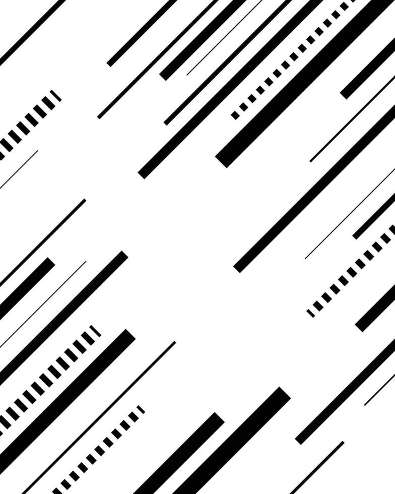Black and white minimal background abstract striped pattern vector