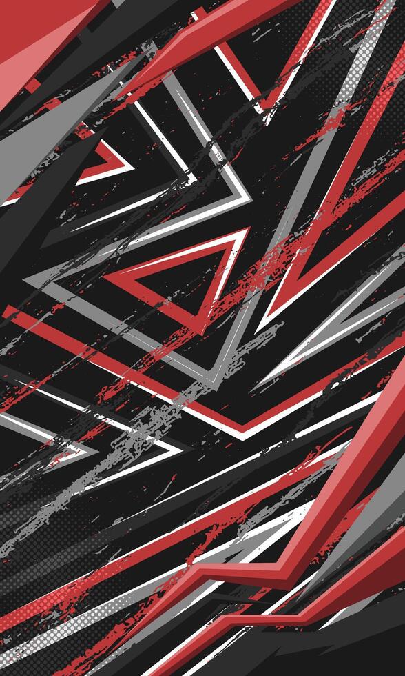 Modern racing background abstract geometric stripes for sublimation jersey vector