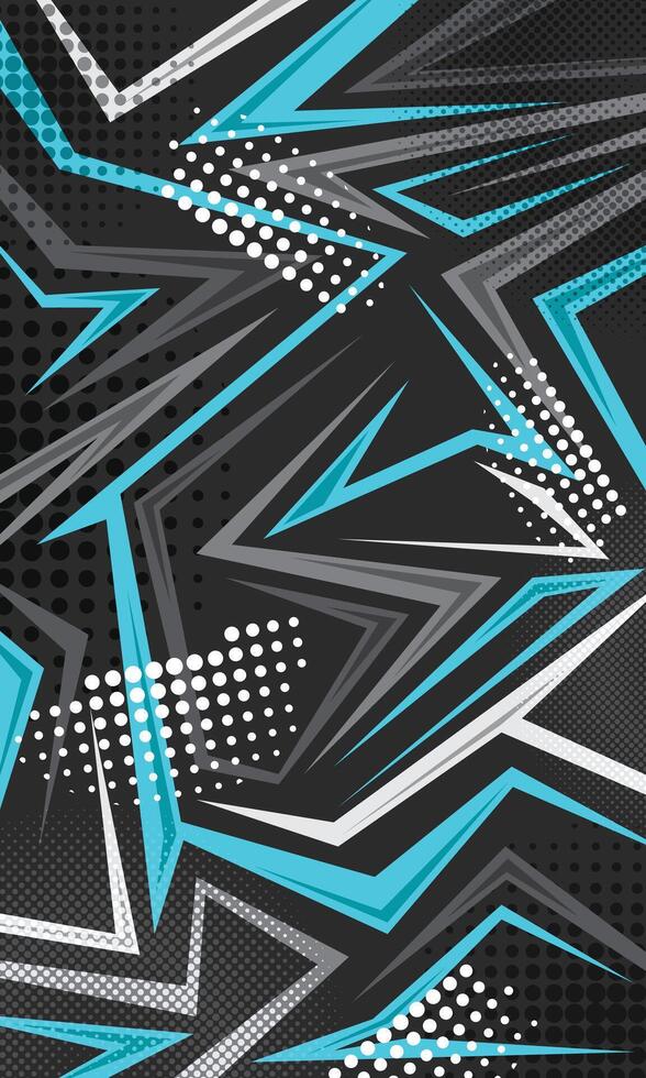 Modern background abstract geometric stripes pattern for sublimation jersey vector