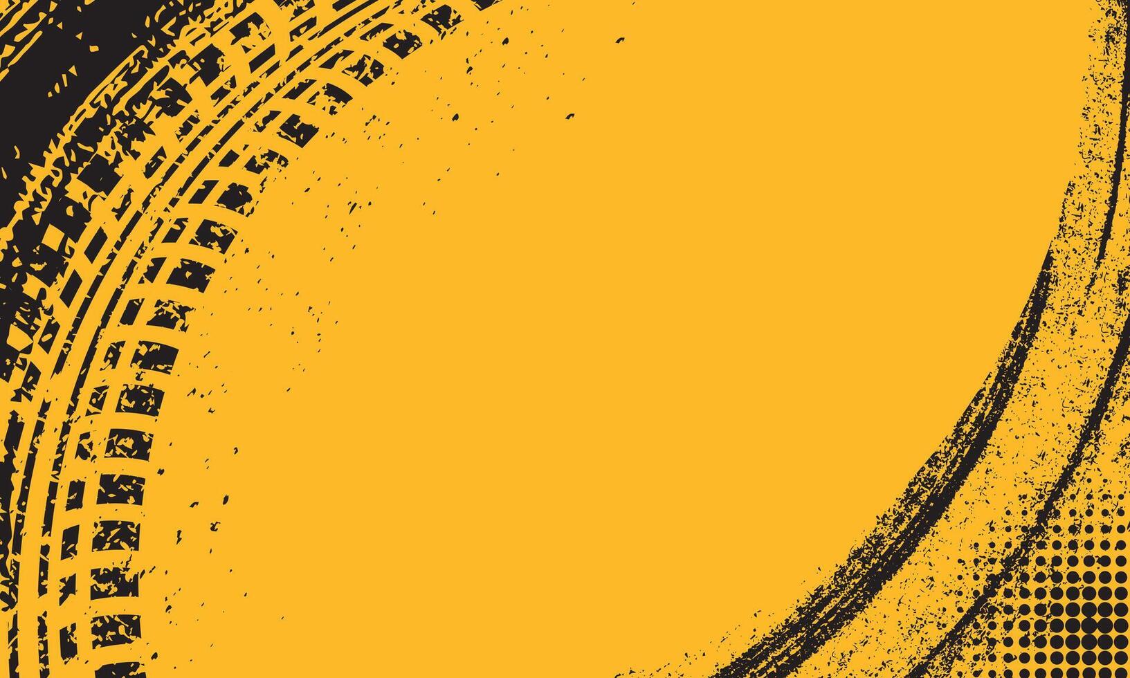 Abstract grunge brush stroke tire tread blank background vector