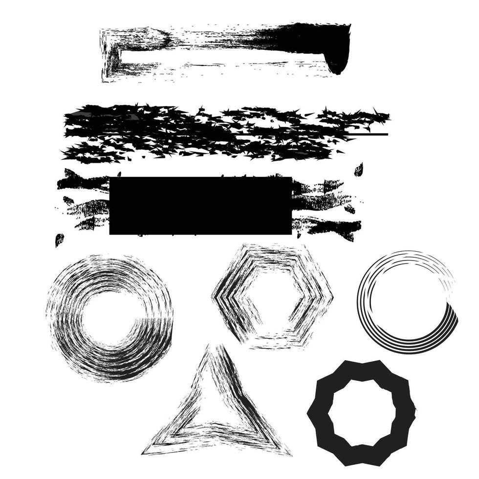 brush, grunge, , design, brushstroke, border, element, vector
