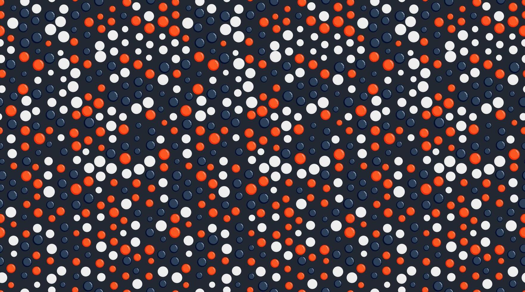 Round spotted pattern with abstract geometric circles. Ideal for seamless wallpapers, textile prints, or trendy backgrounds with a creative touch. vector