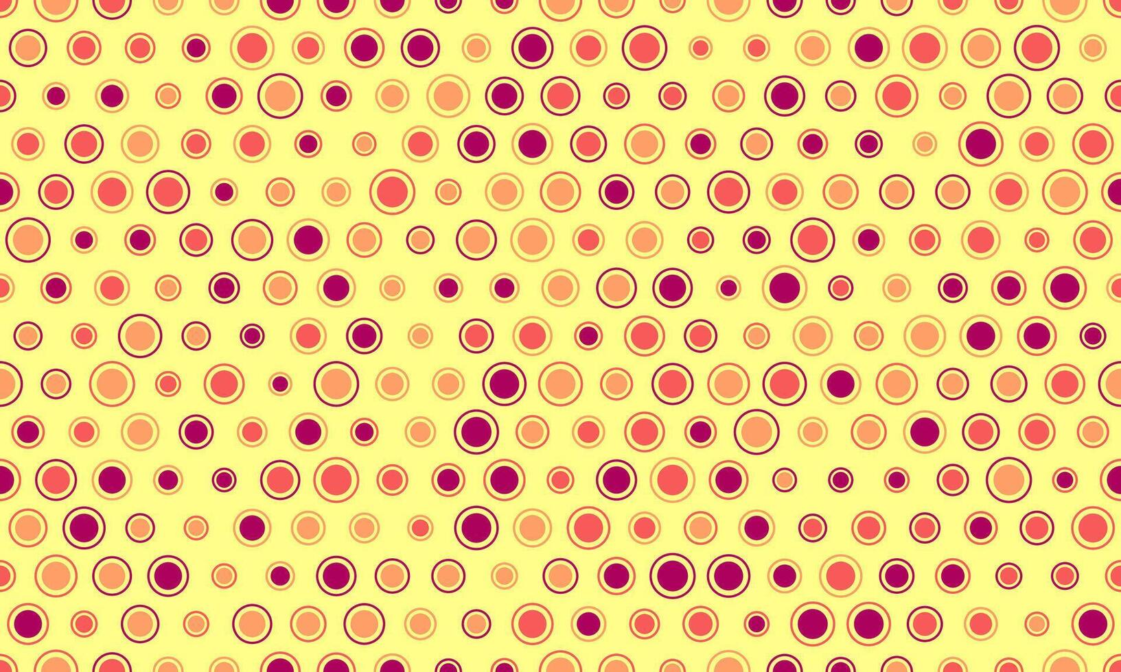 dotted pattern with colorful geometric circles. Perfect for textile, seamless wallpapers, and trendy abstract backgrounds for modern design. vector