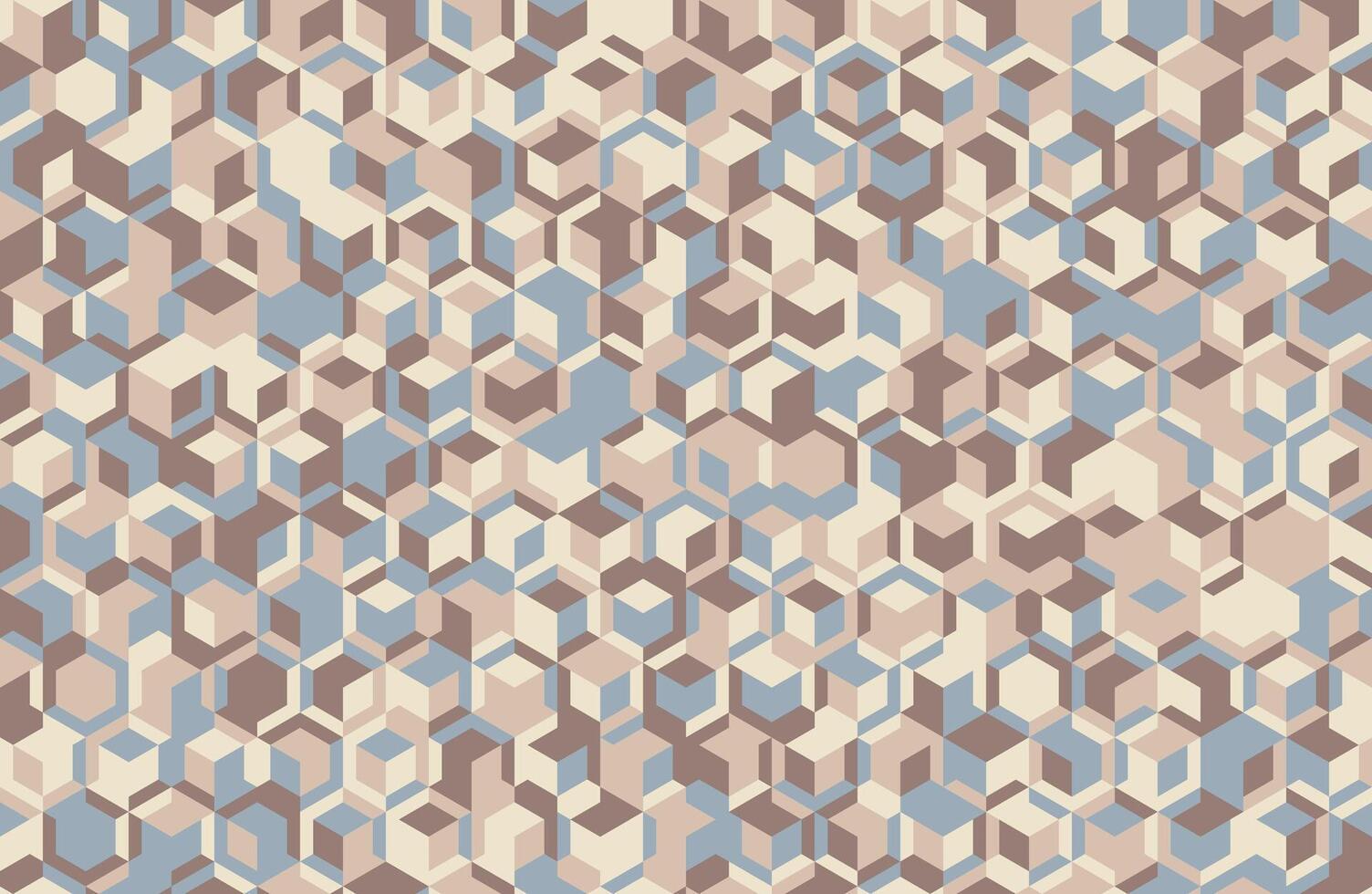 Seamless geometric mosaic pattern with clean shapes. Perfect for abstract backgrounds, modern poster artwork, or trendy textile prints. vector