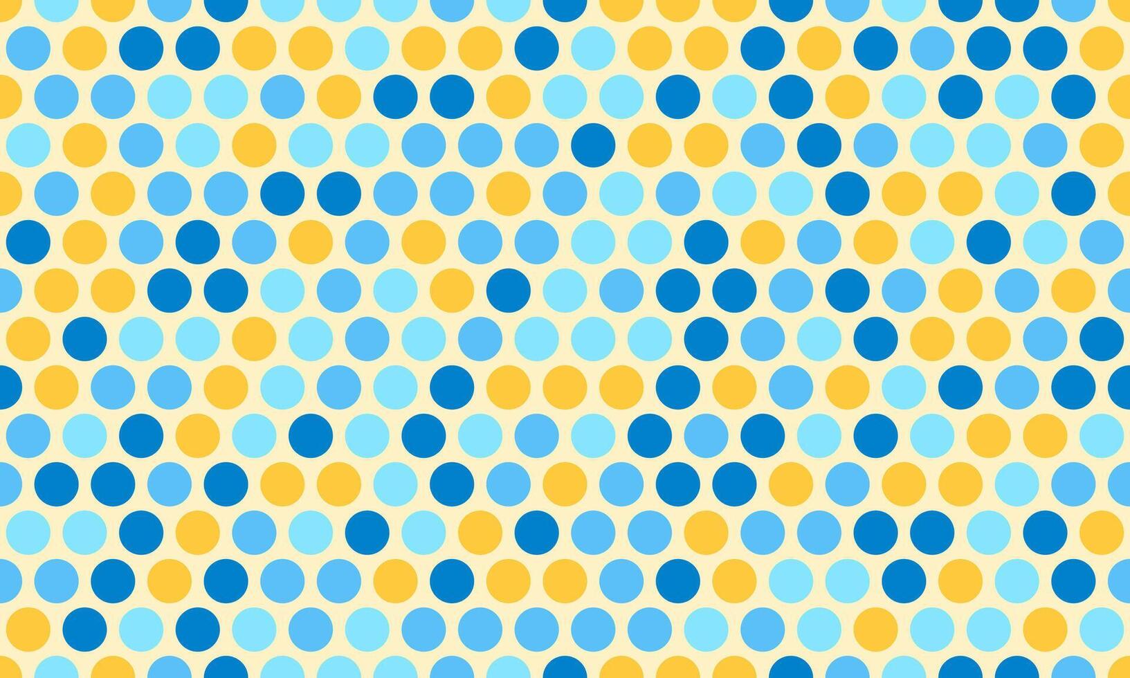 Seamless spotted pattern with colorful round shapes, ideal for abstract backgrounds, wallpaper, or textile prints with a geometric touch. vector