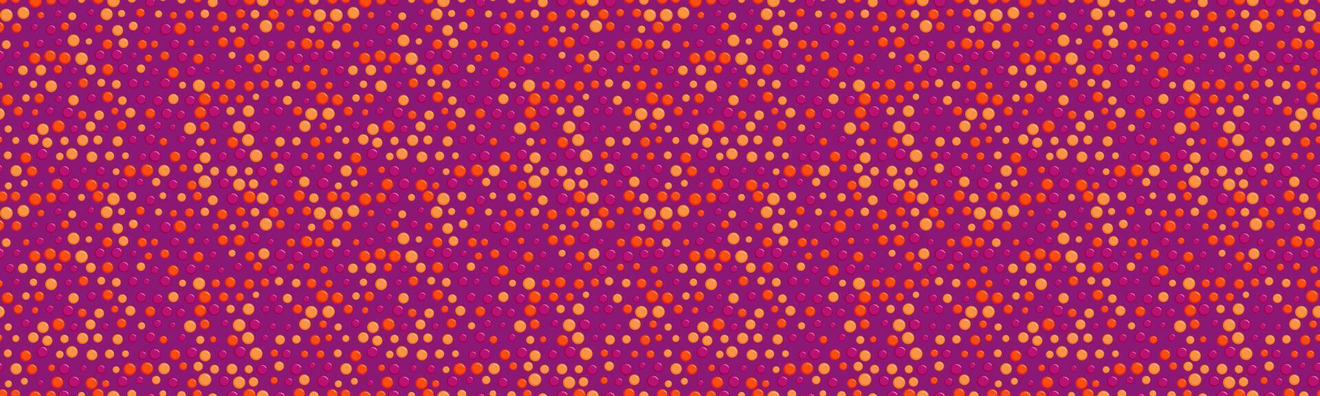 Abstract polka dot pattern with geometric circles, perfect for seamless textile prints, wallpaper, or modern poster backgrounds. A trendy and creative design. vector
