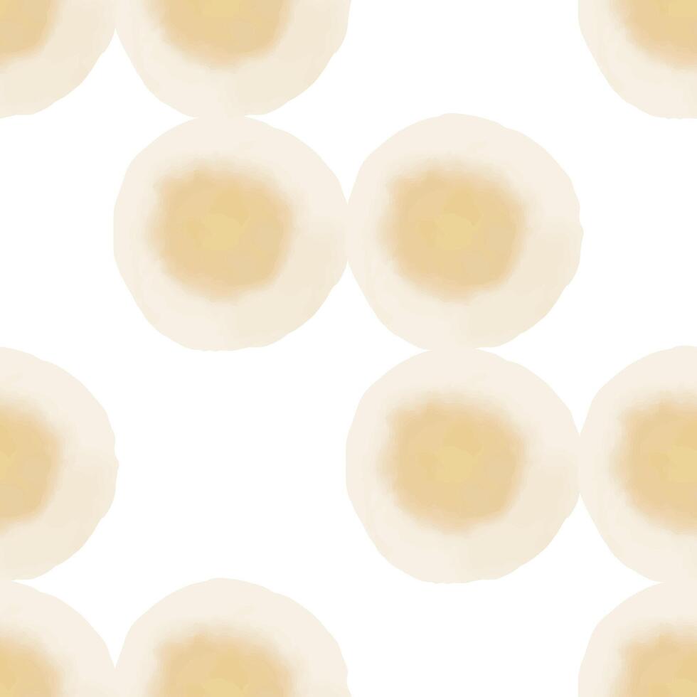 Watercolor abstract circles. Seamless pattern. Simple surface design vector
