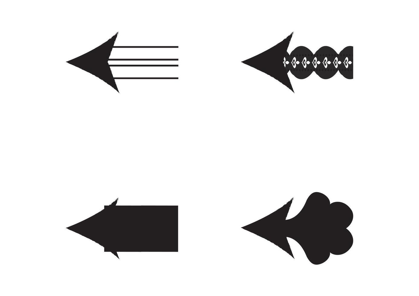 Bold, Stylized Arrowhead Patterns with Sharp Geometric Shapes for Creative Visual Direction For Posters, Brochures, and Web Design vector