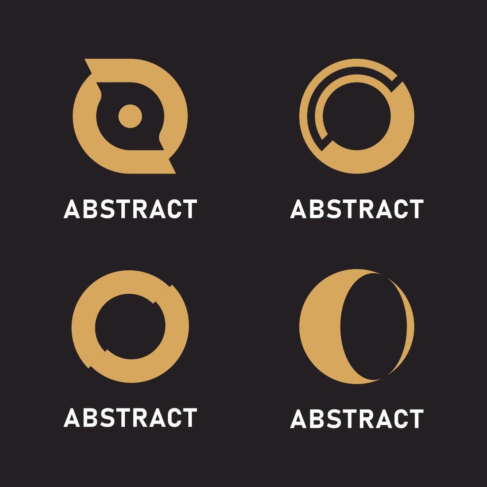 Letter O logo template Creative O Letter initial logo design vector