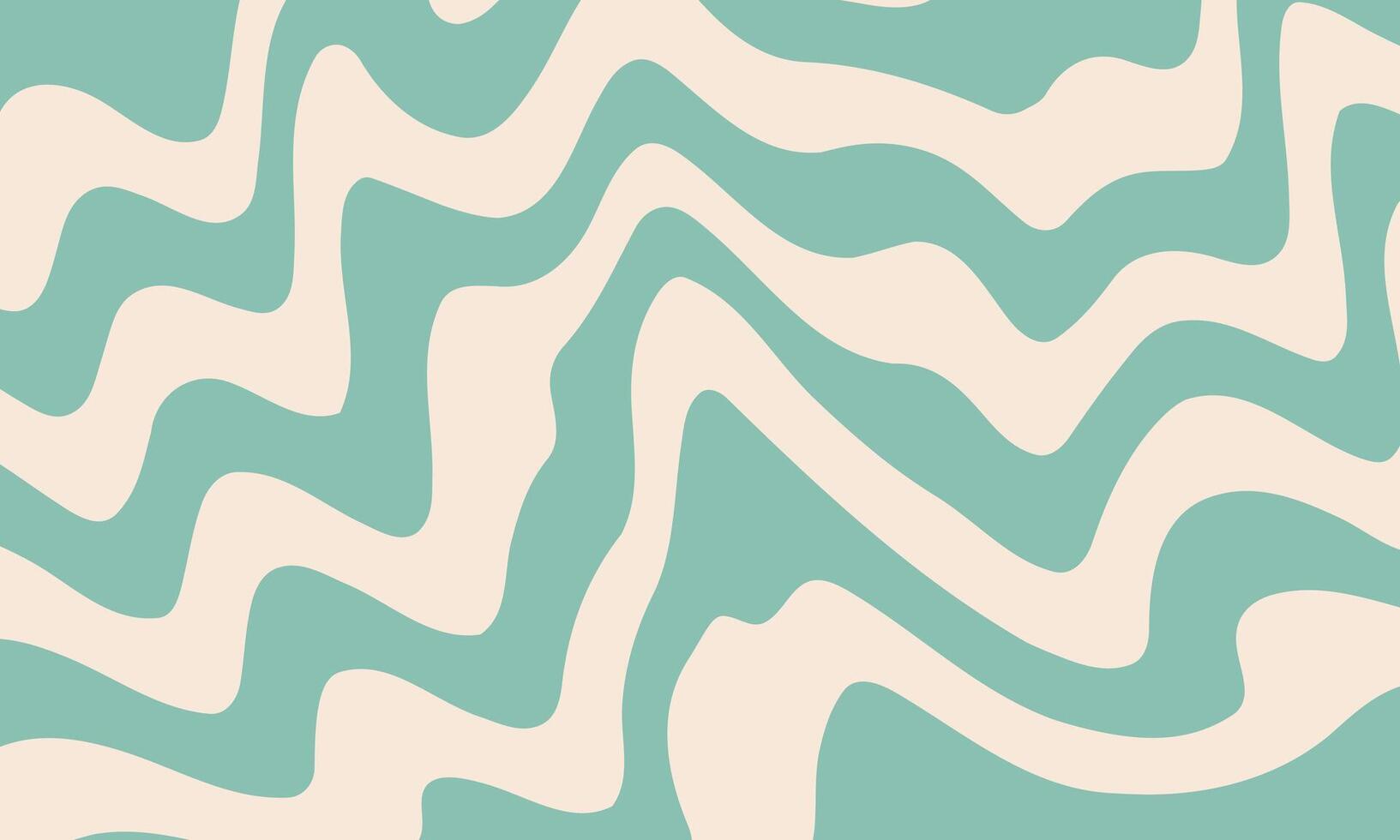 Groovy abstract print. Lines, waves background. Hippie ornament, retro, funky, psychdelic vector