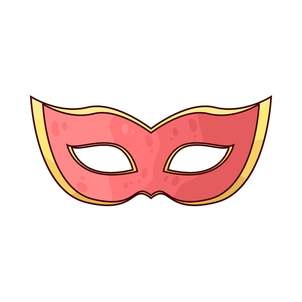 Illustration of party mask vector