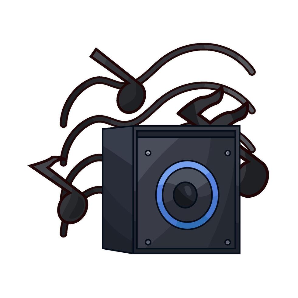 advanced audio speakers vector