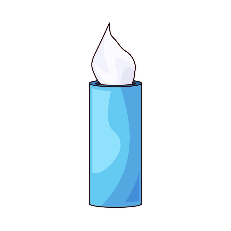 illustration of minimalist tissue box vector