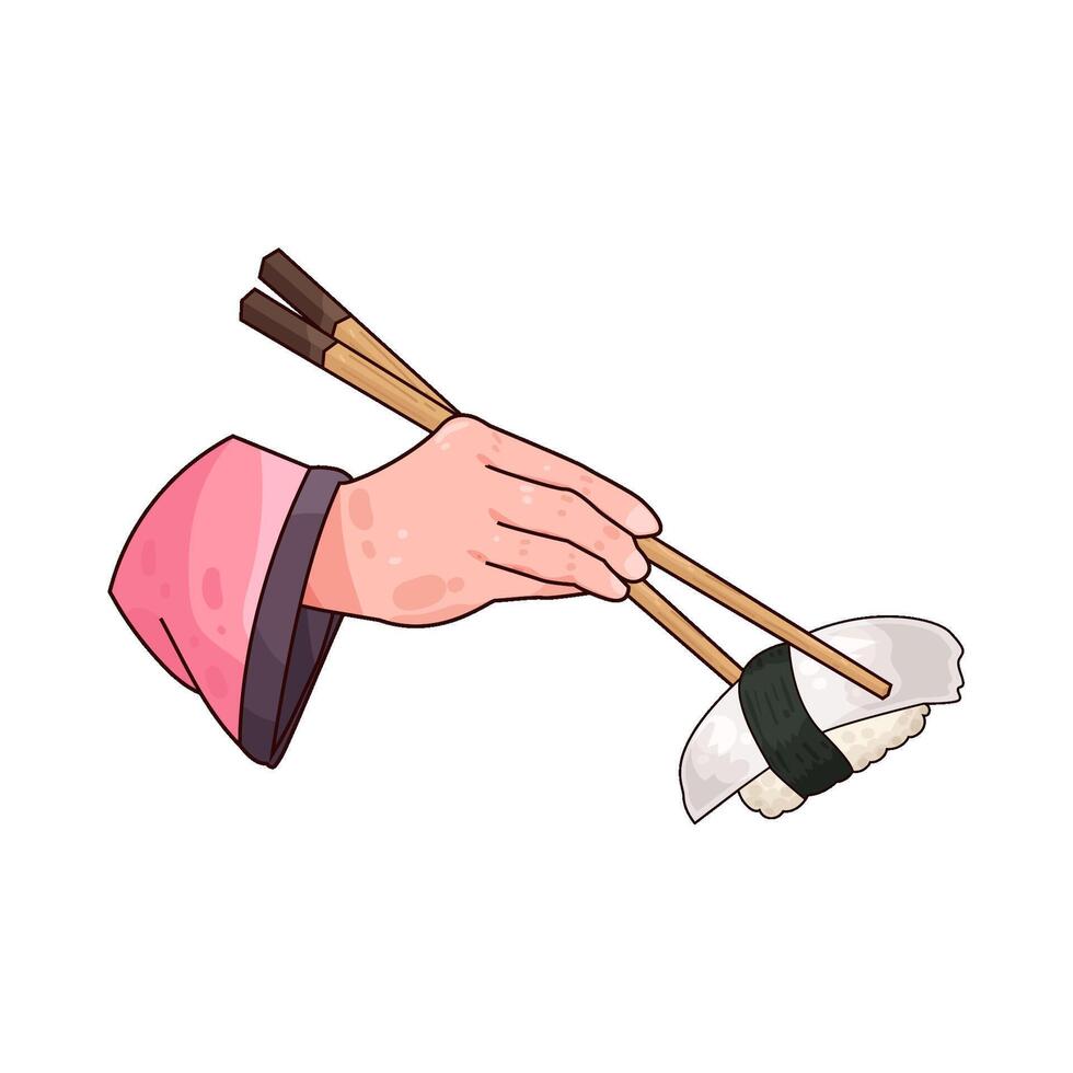 Illustration of sushi vector