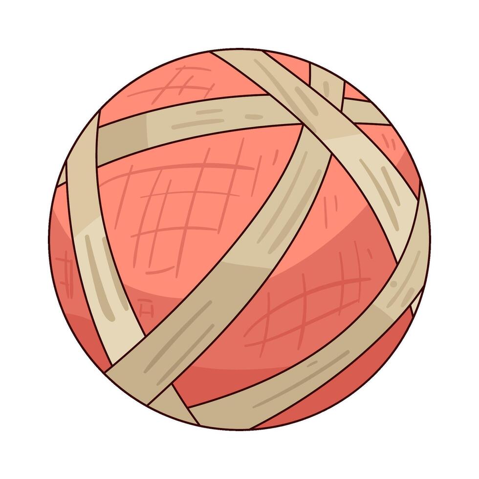 Illustration of Japanese temari balls vector