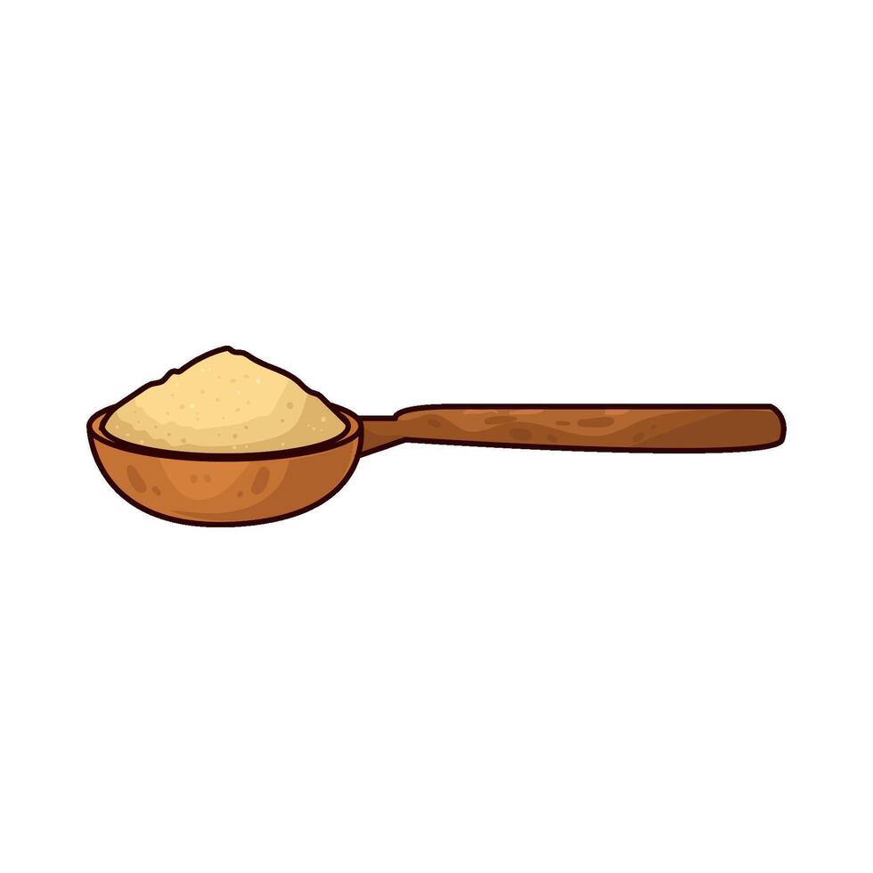 Illustration of wheat flour vector